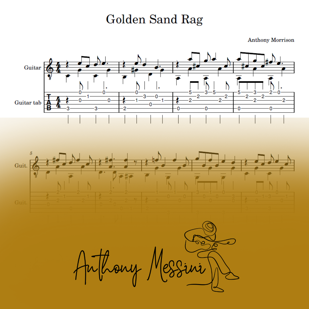 Golden Sand Rag ~ ANTHONY MESSINI