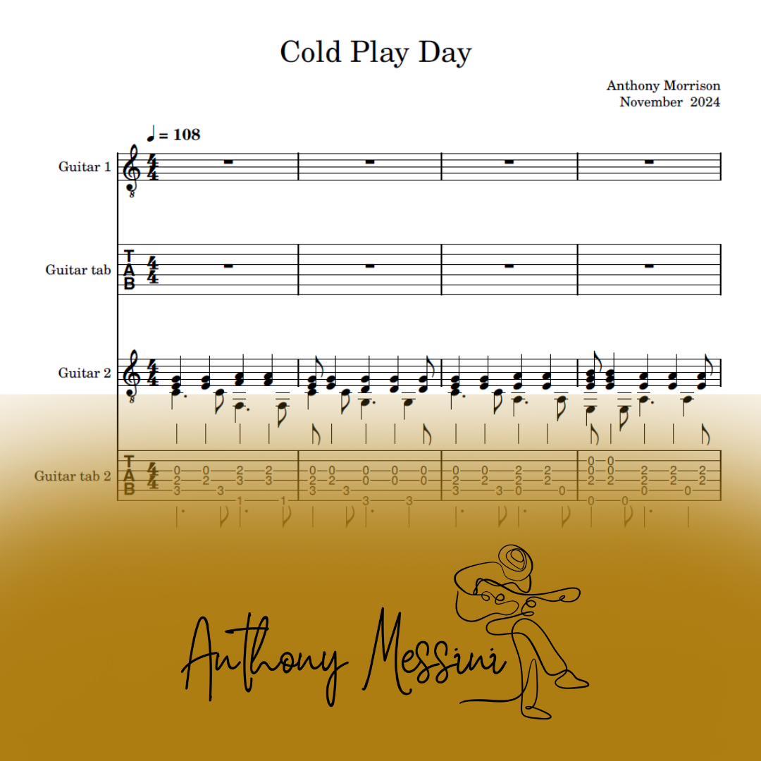 Cold Play Day ~ ANTHONY MESSINI