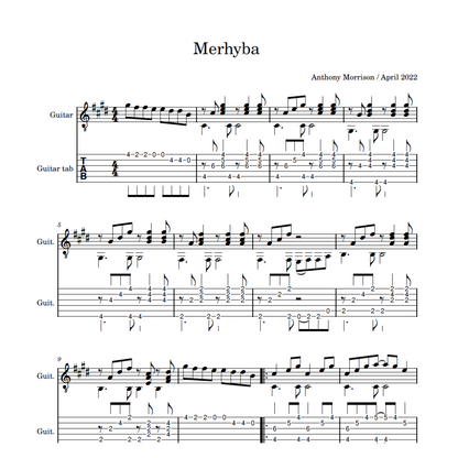 Merhyba ~ ANTHONY MESSINI
