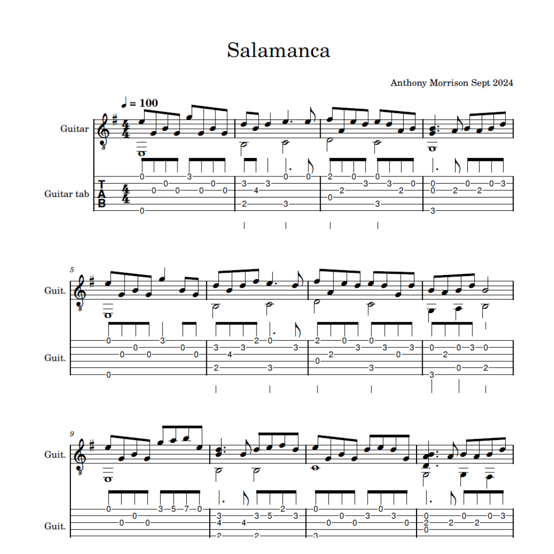 Salamanca ~ ANTHONY MESSINI