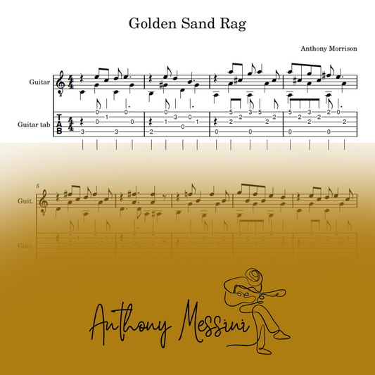Golden Sand Rag ~ ANTHONY MESSINI