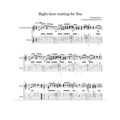 Right Here Waiting For You
