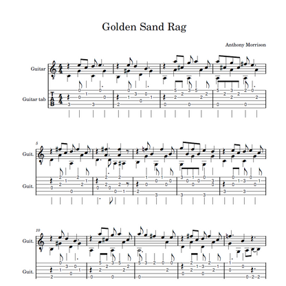 Golden Sand Rag ~ ANTHONY MESSINI