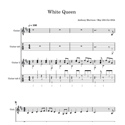 White Queen ~ ANTHONY MESSINI
