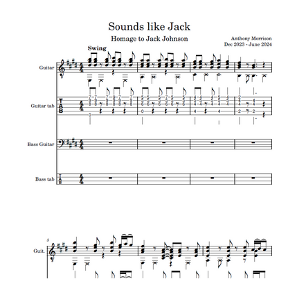 Sounds like Jack ~ ANTHONY MESSINI