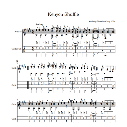 Kenyon Shuffle ~ ANTHONY MESSINI