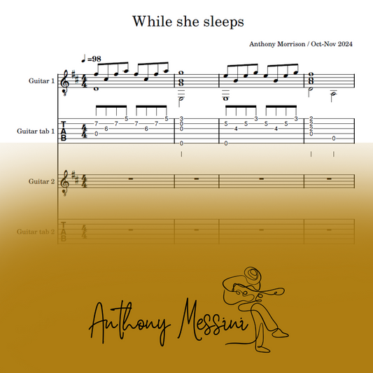 While she Sleeps ~ ANTHONY MESSINI