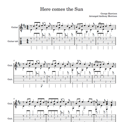 Here Comes The Sun ~ GEORGE HARRISON